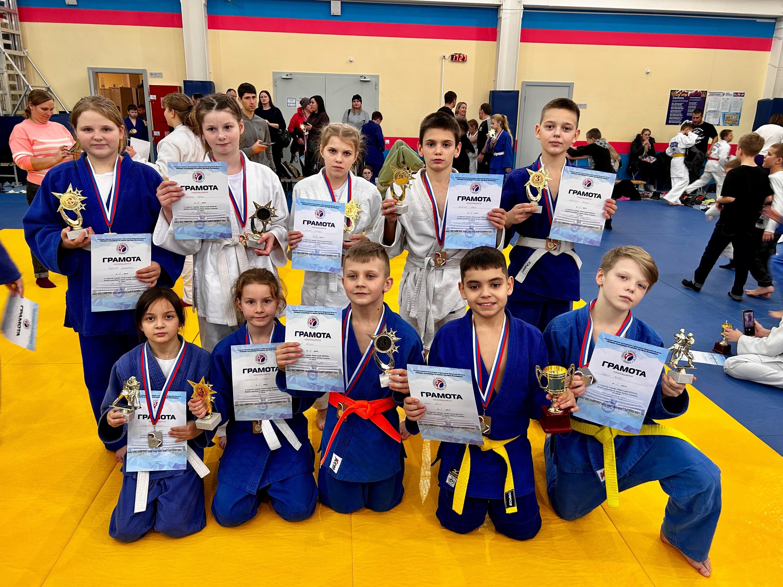 Воспитанники новозыбковского дзюдо — в числе победителей и призеров «Новогоднего иппона»