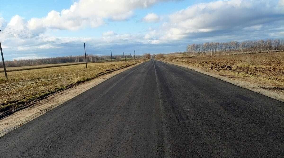 Участок дороги ремонтируют в Брянской области