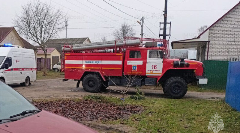 В Новозыбкове при пожаре в частном доме пострадал человек