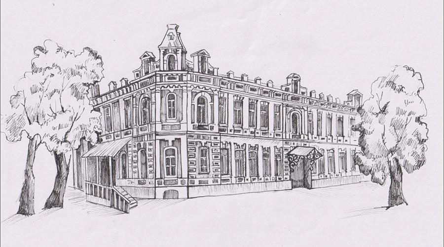 Новозыбков в графике изобразила местная художница