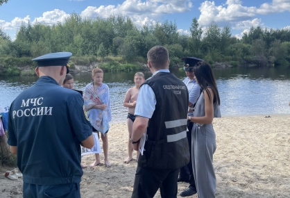 Следователь Новозыбковского межрайонного следственного отдела принял участие в профилактическом рейде на водоемах