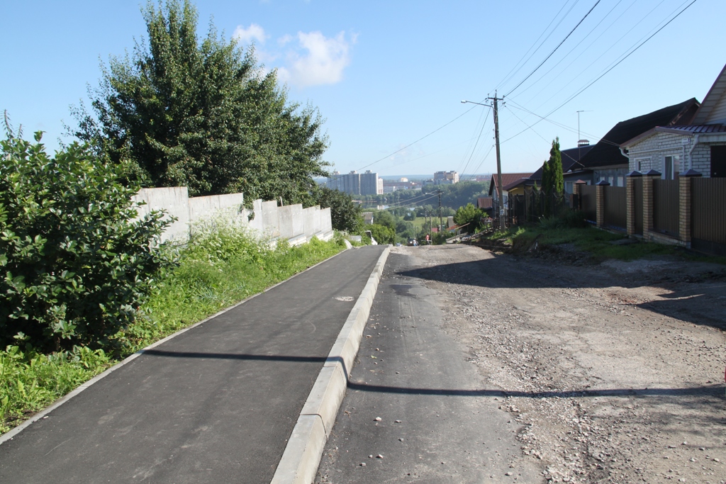 В Брянске идет капремонт переулка первого Городищенского