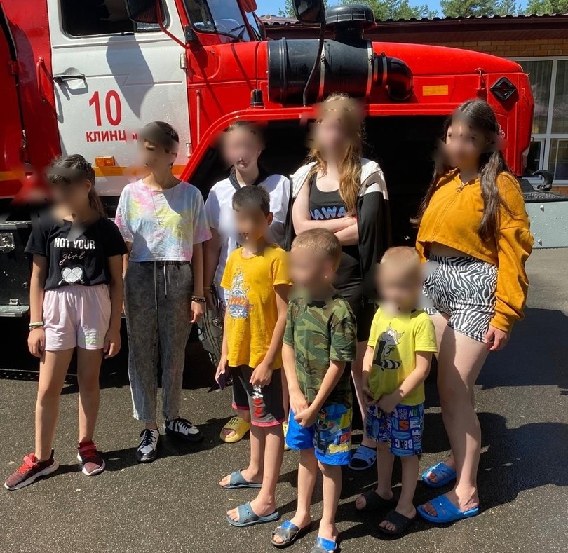 Для воспитанников новозыбковского соцприюта провели пожарные учения