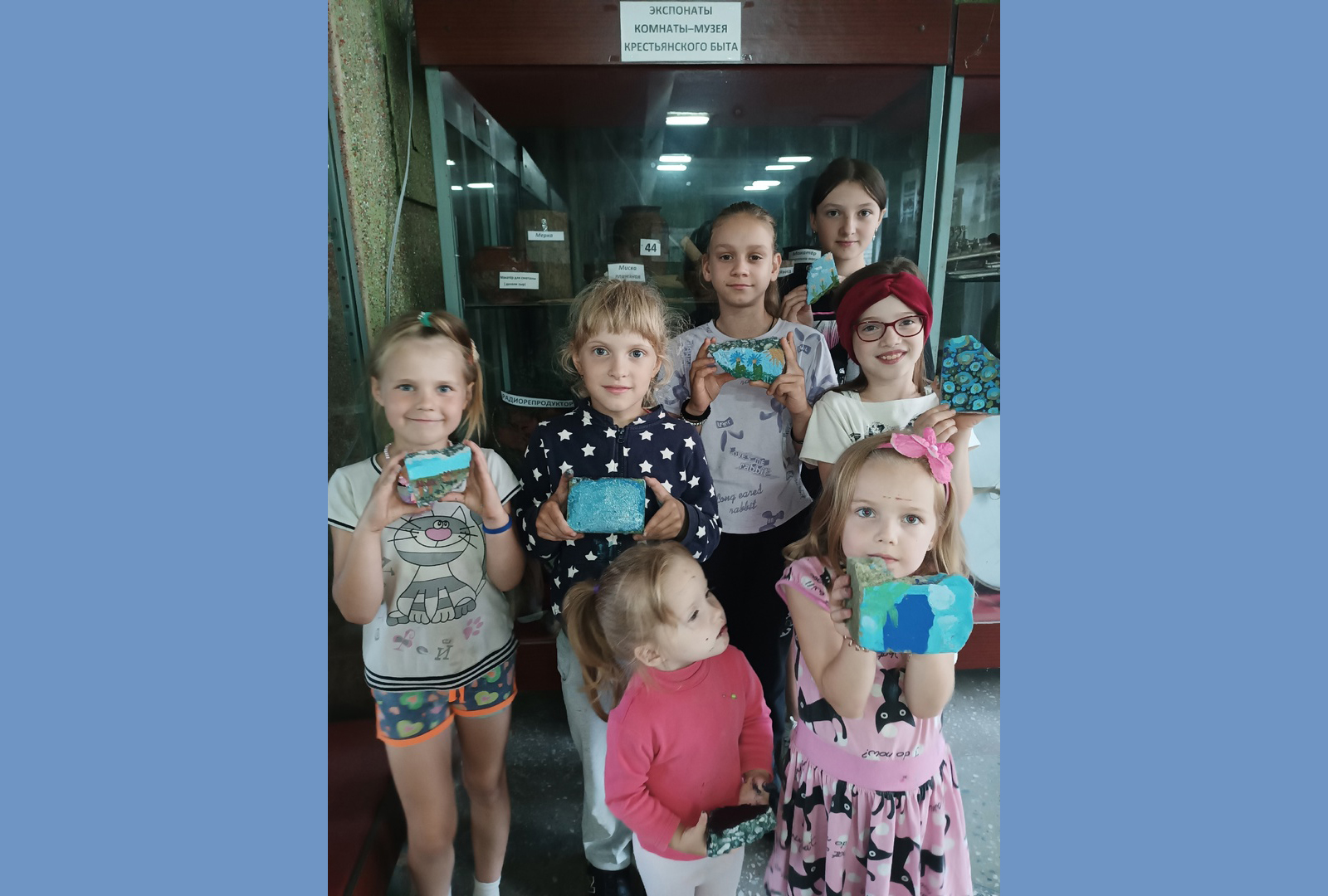 В Верещакском СДК дети рисовали на камнях