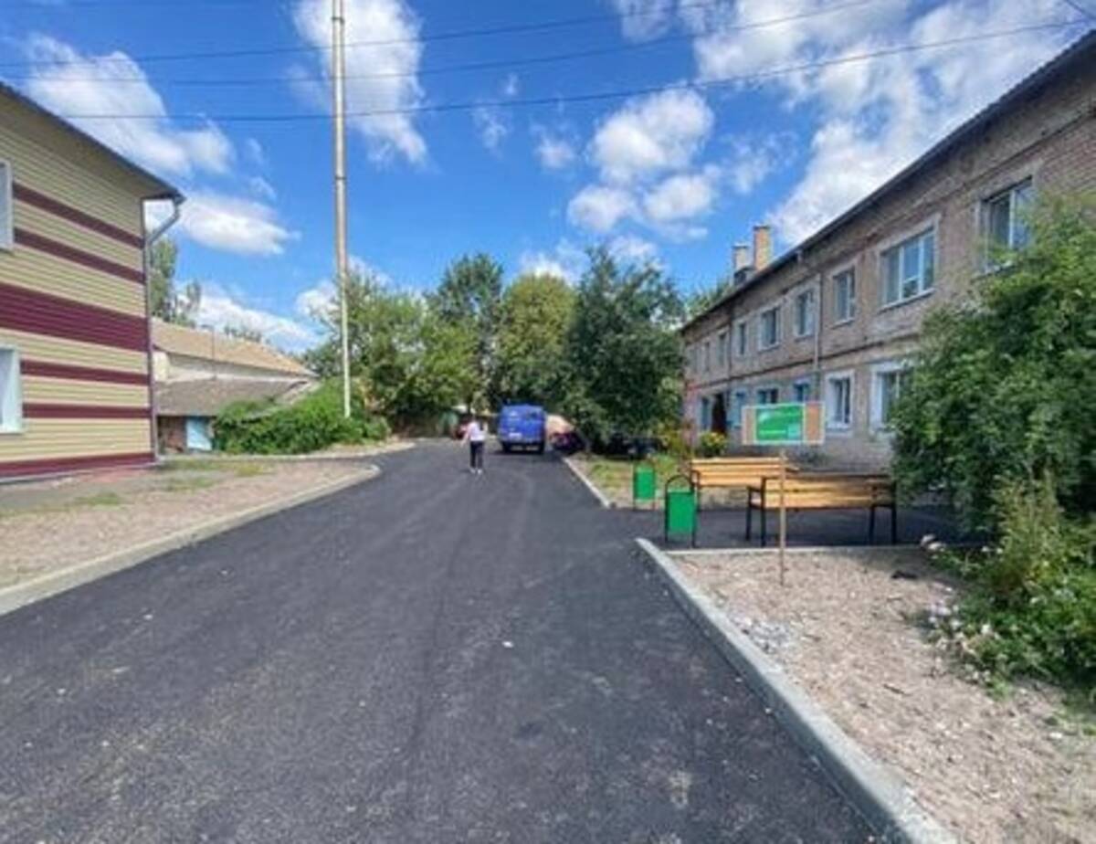 В Стародубе завершено благоустройство ещё одной дворовой территории