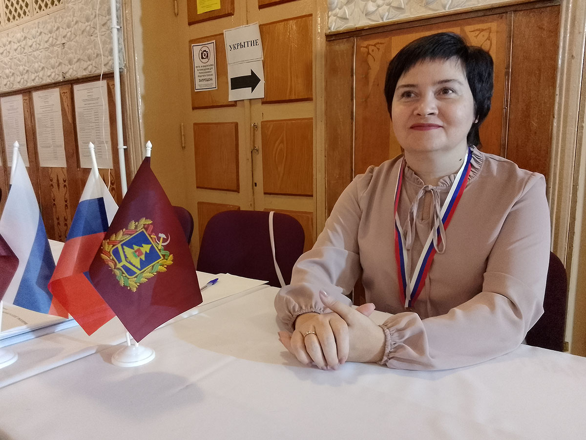 Зампредседателя УИК Наталья Шаповалова: Ждем наших избирателей