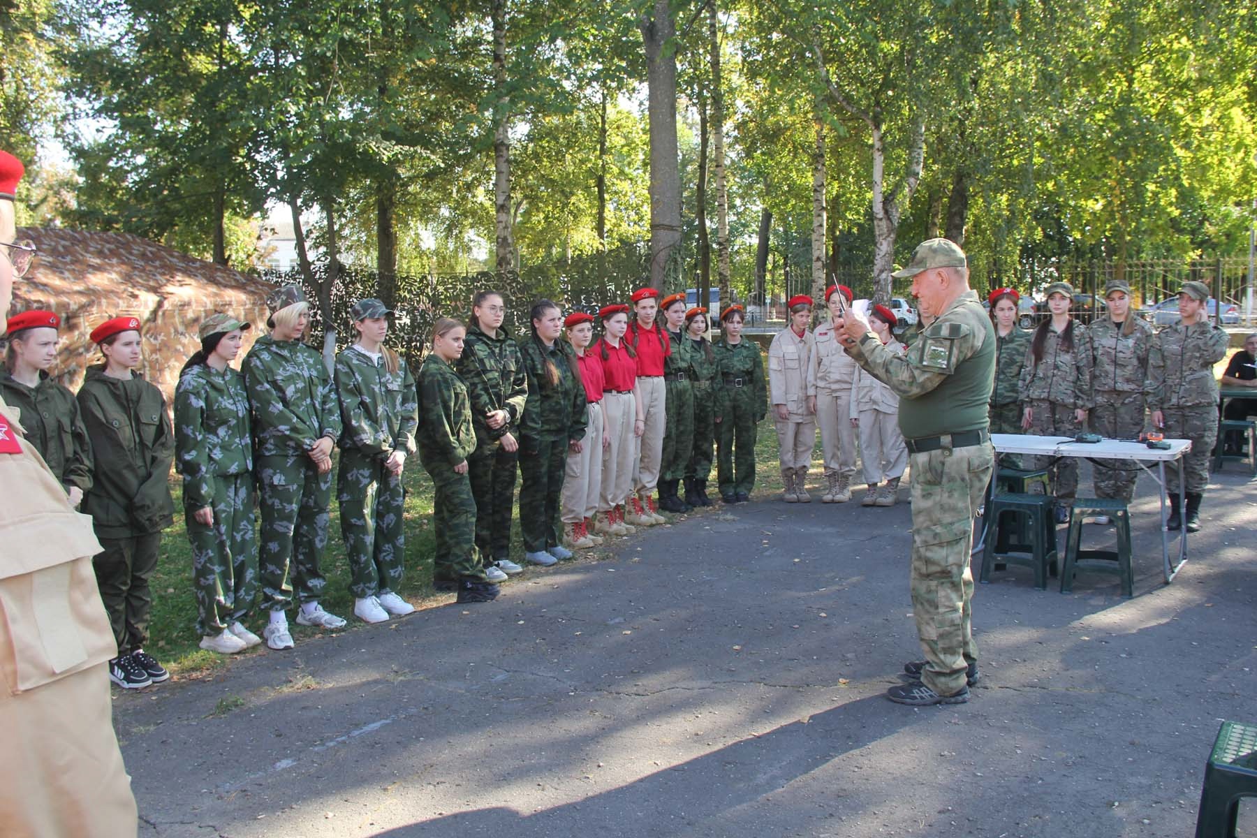 В Новозыбкове прошли соревнования для юнармейцев