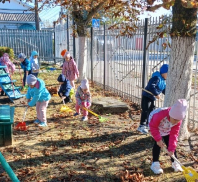 Все наводят чистоту — трудовое воспитание в новозыбковском детском саду