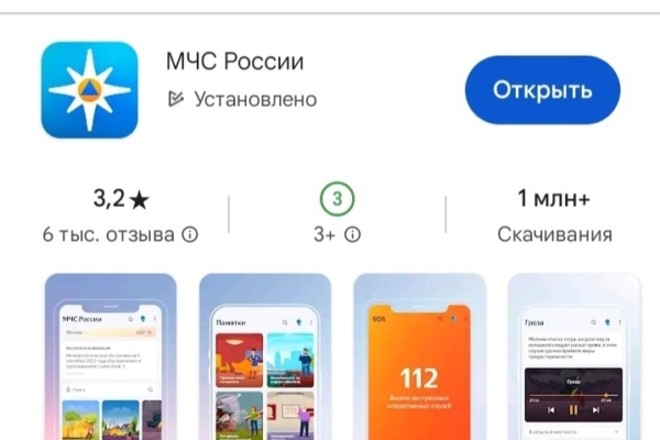 Жителям Новозыбковского округа рекомендуют установить официальное приложение МЧС России
