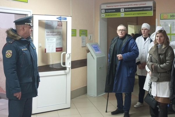 В Новозыбкове провели учения в поликлинике