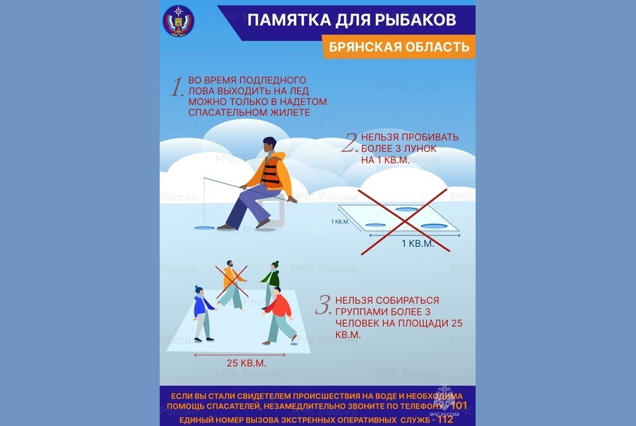 Зимнюю рыбалку новозыбковцам рекомендуют отложить