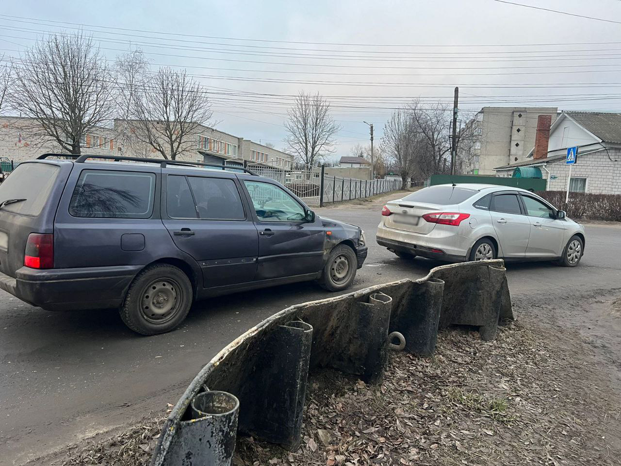 В Новозыбкове столкнулись два автомобиля