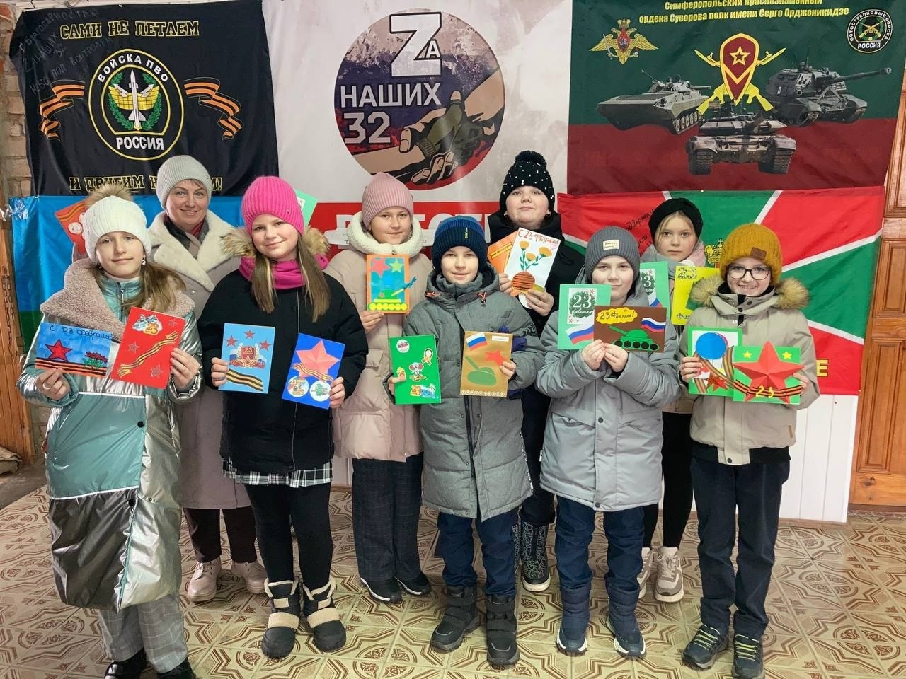 Бойцам на дальнем пограничье передадут открытки от школьников Новозыбкова