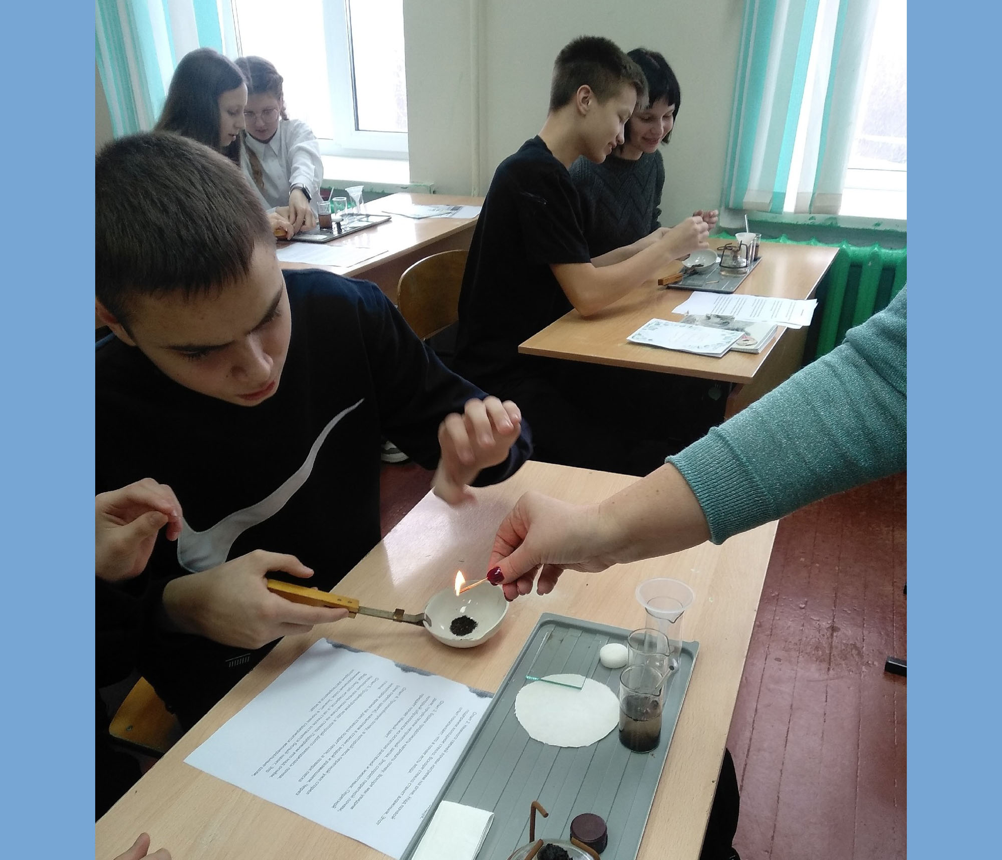 Практические занятия в новозыбковской школе с «Точкой роста»