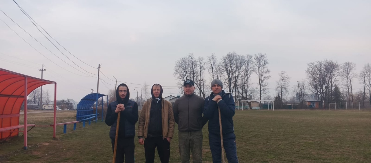 Стадион в Новозыбковском округе готовят к играм