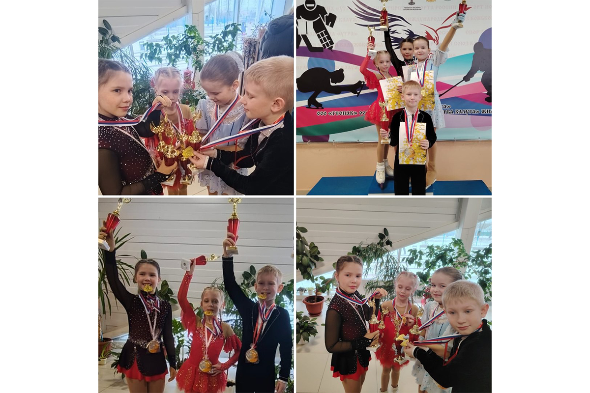 Новозыбковские фигуристы привезли 6 золотых медалей и одно серебро из Калужской области