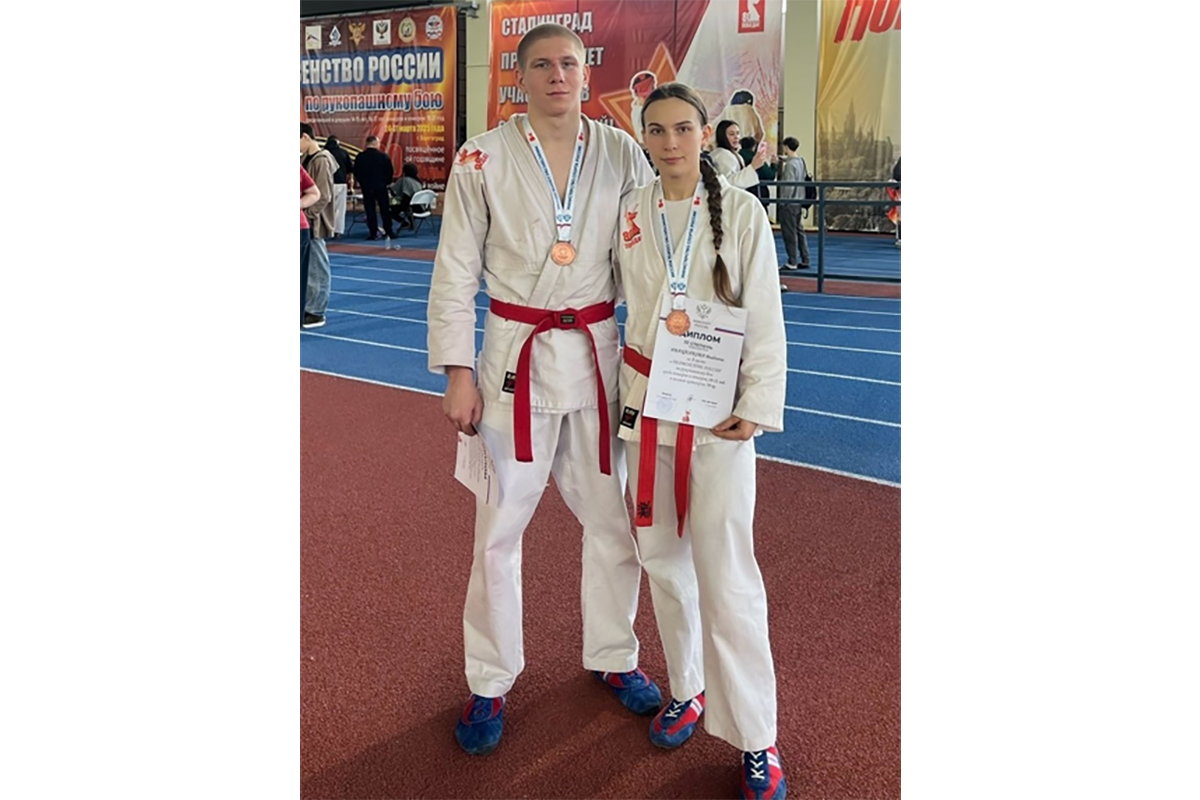 Брянцы завоевали три бронзы на чемпионате России по рукопашному бою