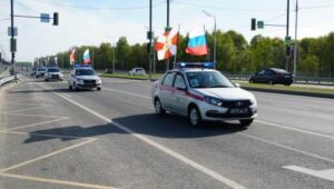 Брянские росгвардейцы присоединились к патриотическому автопробегу