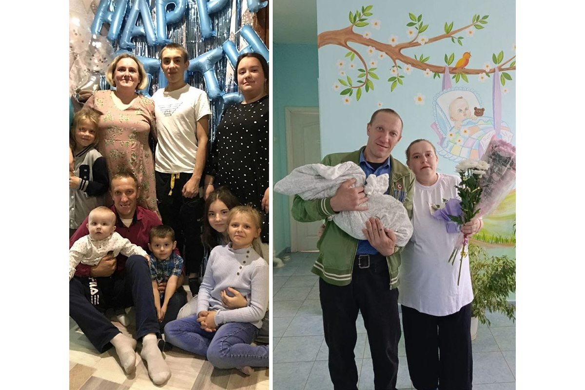 В новозыбковской семье родился шестой ребёнок