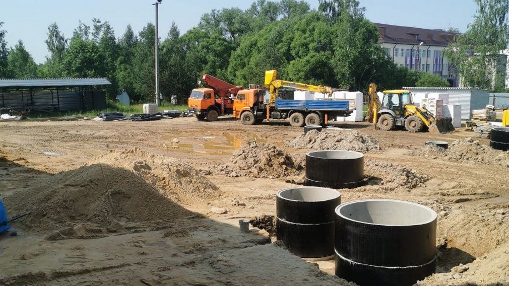 В Брянской области продолжается строительство новых спортобъектов