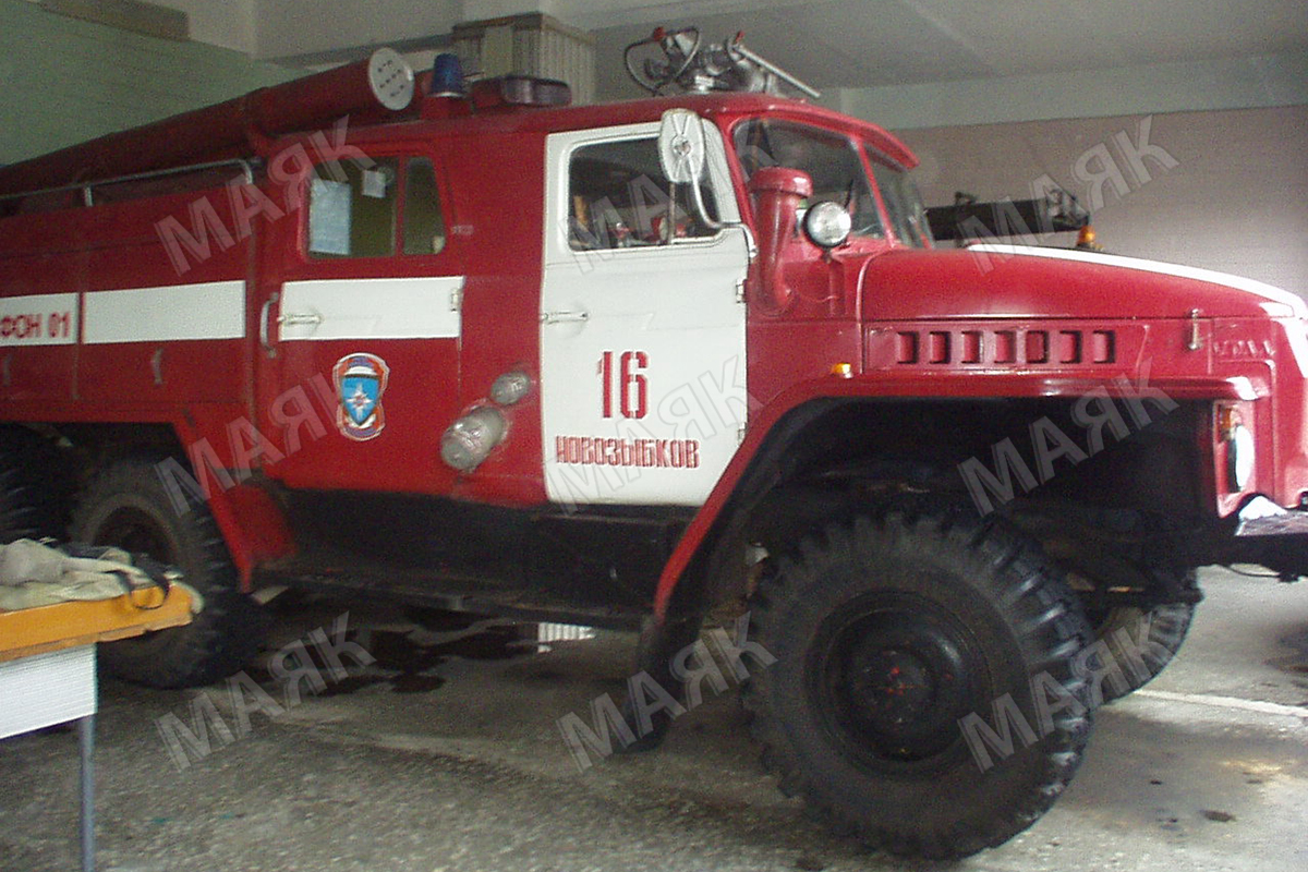 Под Новозыбковом сгорело авто