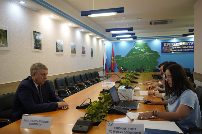 Богомаз подал документы в качестве кандидата в губернаторы Брянской области