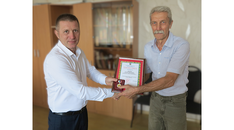 Новозыбковец Григорий Иванцов отмечен Почетной грамотой Губернатора Брянской области