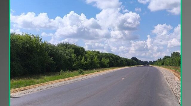 В Стародубском районе Брянщины по нацпроекту ремонтируют дорогу