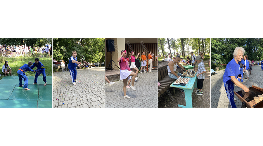 Новозыбковцы отмечают день физкультурника