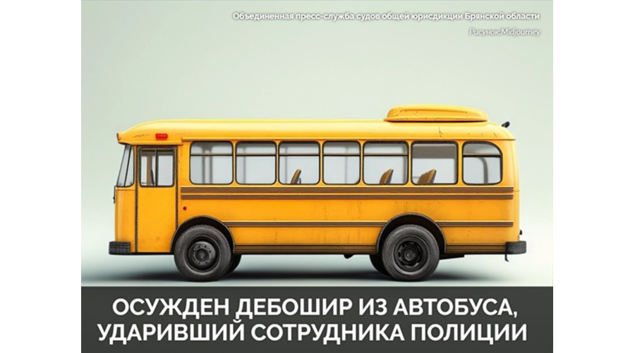 Пьяный новозыбковец устроил дебош в рейсовом автобусе