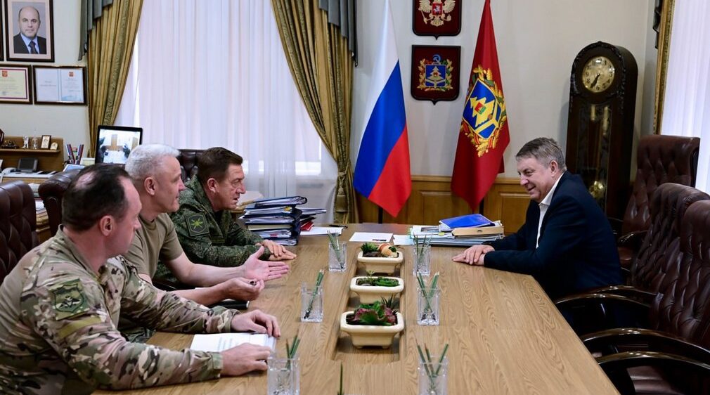 Губернатор Брянской области встретился с заместителем командующего группировкой «Север»