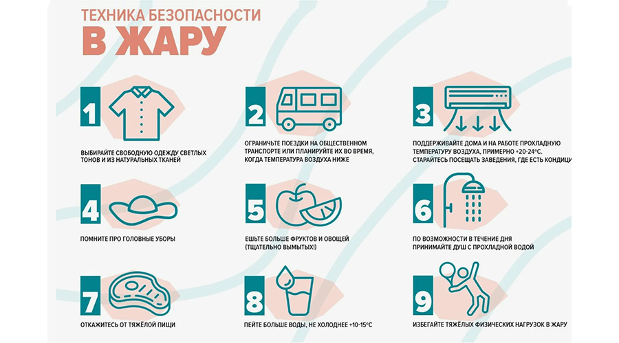 Новозыбковцев консультирует специалист о том, как избежать перегрева в жару