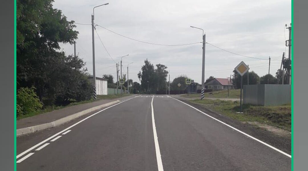 В Комаричском районе Брянщины завершаются работы на участке дороги Комаричи-Лубошево