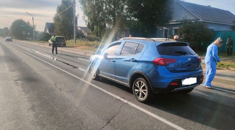 В новозыбковском Замишево невнимательный водитель стал виновником ДТП