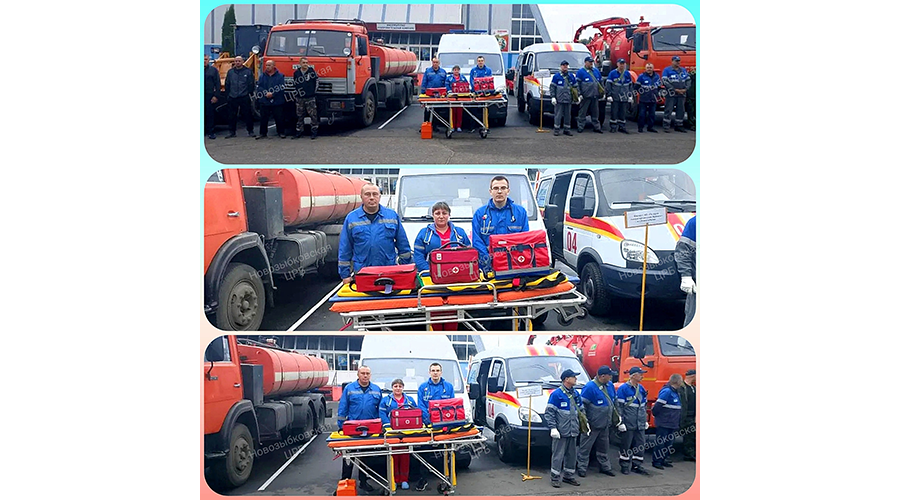 В Новозыбкове отрабатывали действия служб при аварии