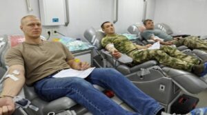 Рoсгвардейцы приняли учaстие в Донорской Акции «От сердца к сердцу» в Брянске