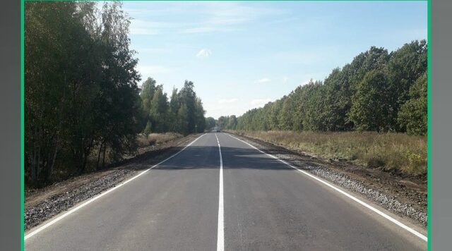 В Комаричском районе завершился ремонт автодороги