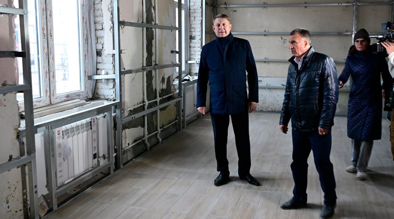 Глава Брянщины проинспектировал ход работ в филиале Первого Меда