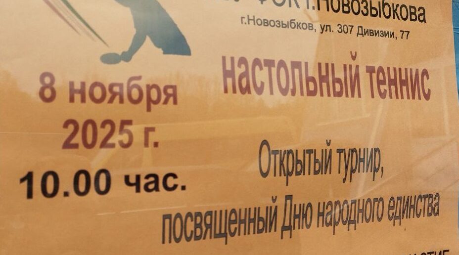 В честь Дня народного единства в Новозыбкове проведут спортивные состязания