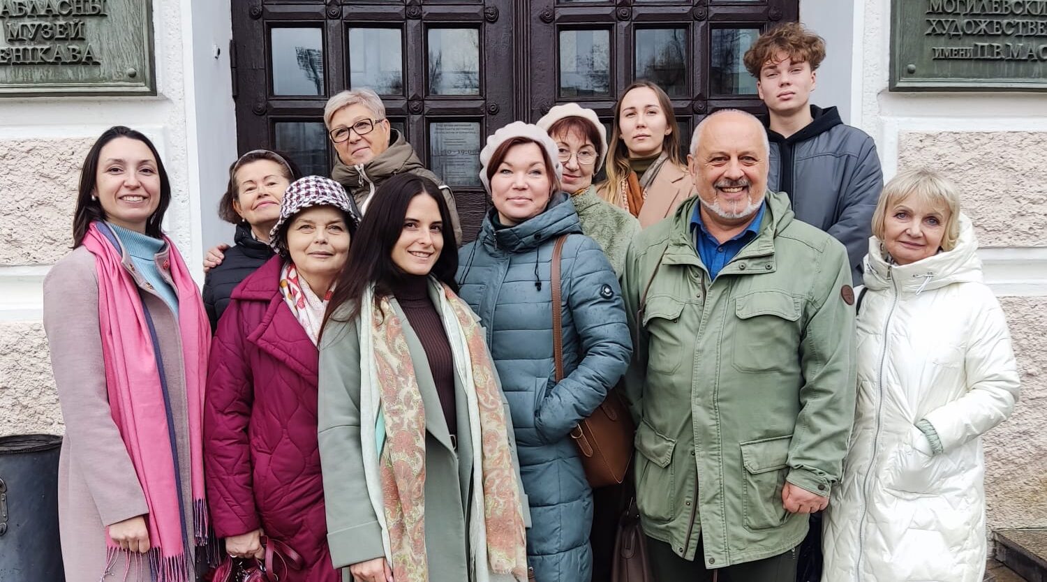 Новозыбковские художники с дружеским визитом посетили Могилев