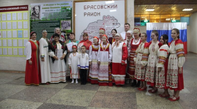 В Брасовском районе Брянщины презентовали вышитую карту