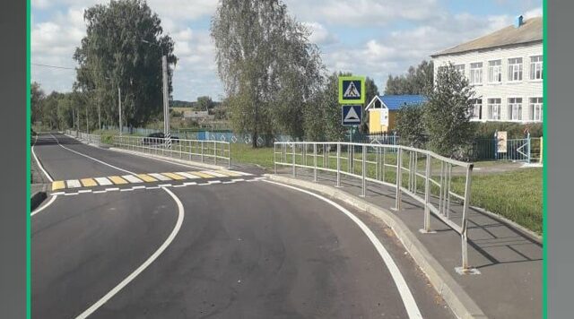 В Комаричском районе Брянщины  капитально отремонтирован участок дороги