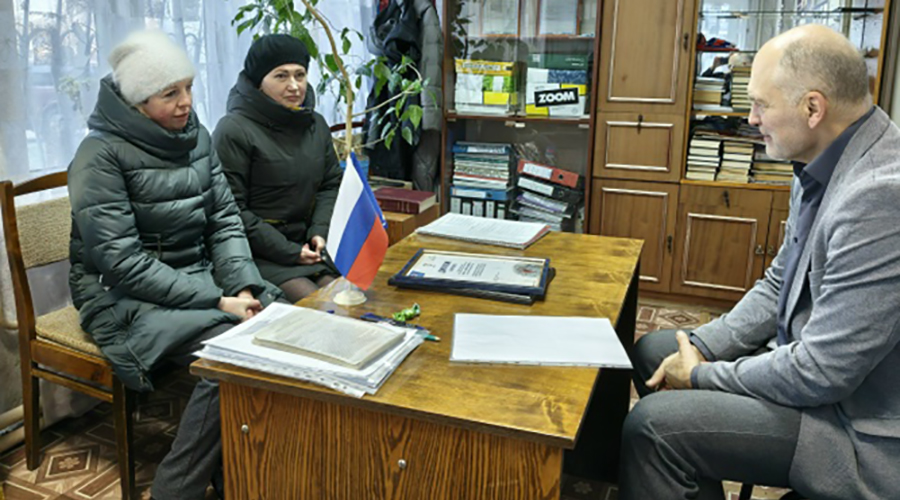 В Новозыбкове провел прием депутат облдумы Святослав Лось