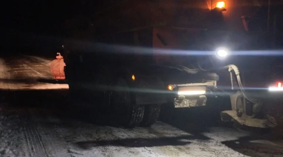 В Брянской области выпал снег