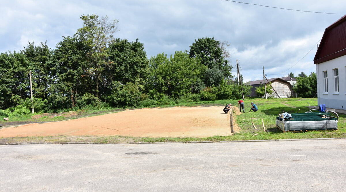 В Мглинском районе Брянской области активно благоустраивают территории