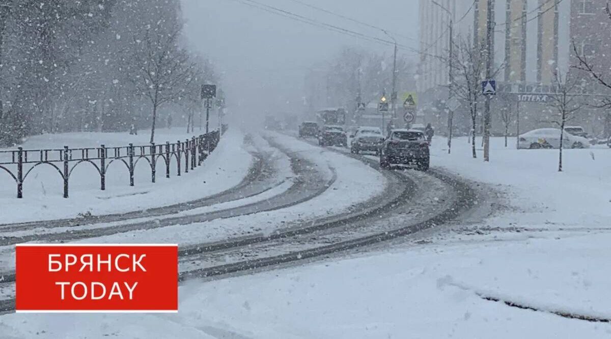 Как Брянск справлялся с последствиями снегопада
