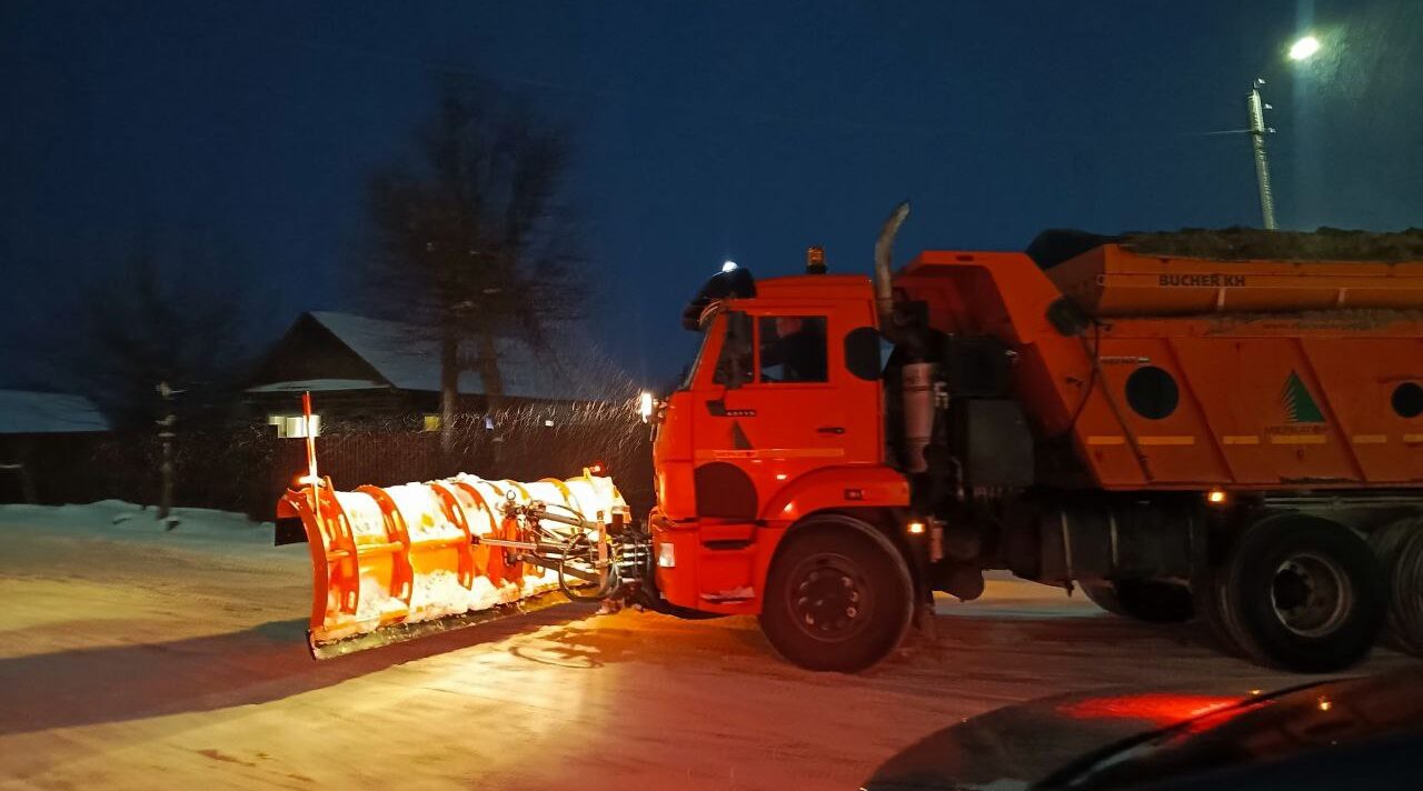 В Новозыбкове не прекращаются работы по очистке снега