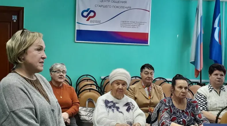 Новозыбковским пенсионерам рассказали о творчестве Николая Рубцова