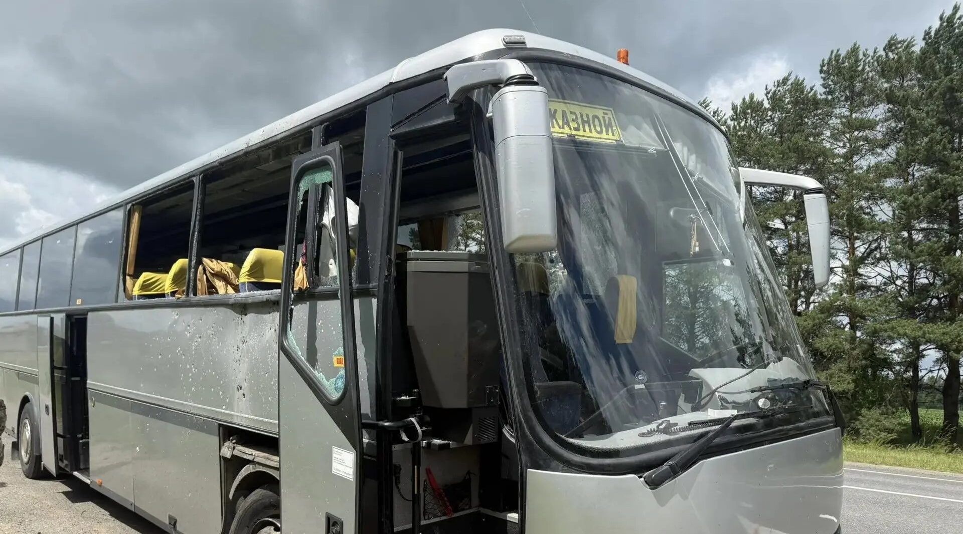 Все пассажиры атакованного на Брянщине автобуса вернулись в Гомельскую область
