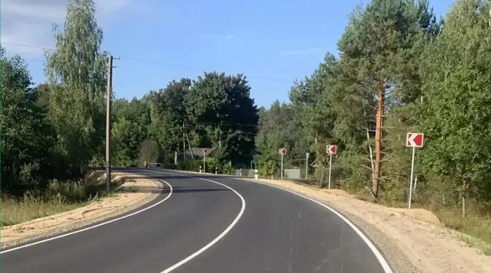 Под Новозыбковом завершился ремонт дороги